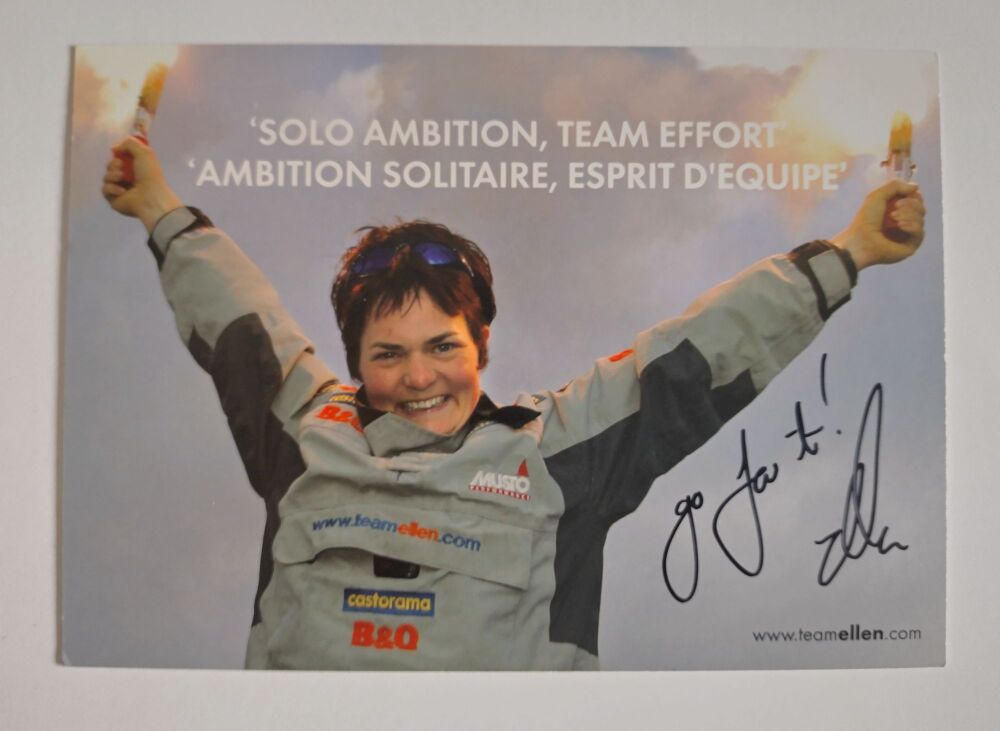 Ellen MacArthur autograph (hand-signed photograph)