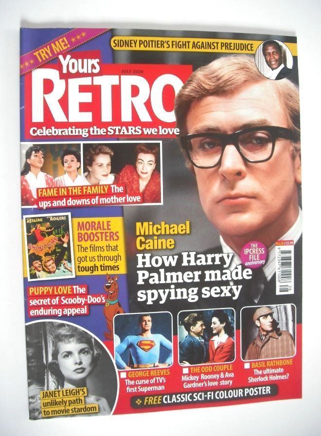 Yours Retro magazine - Michael Caine cover (Issue 28, July 2020)
