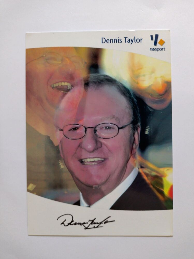 Dennis Taylor autograph (hand-signed photograph)