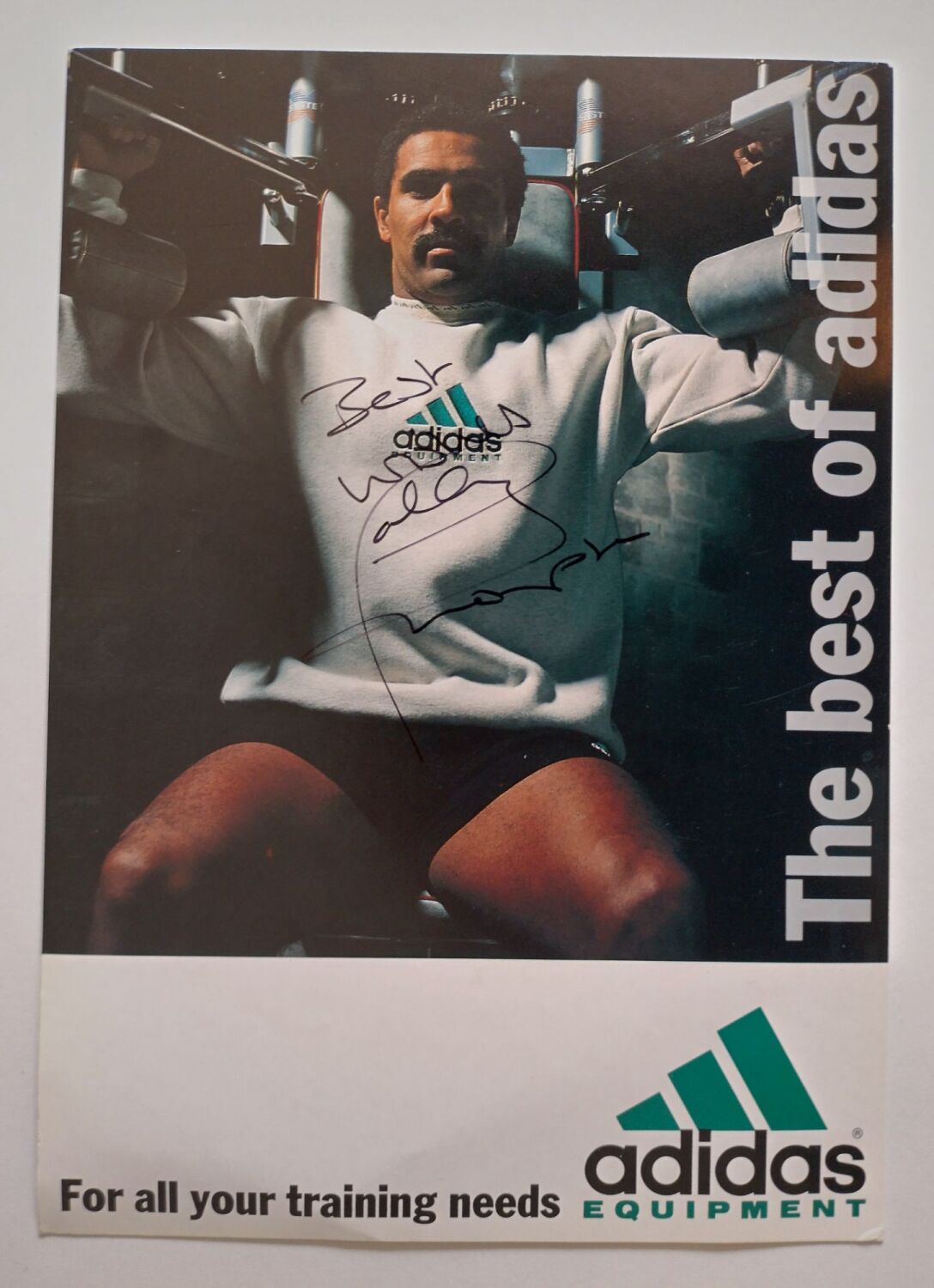 Daley Thompson autograph (hand-signed photograph)