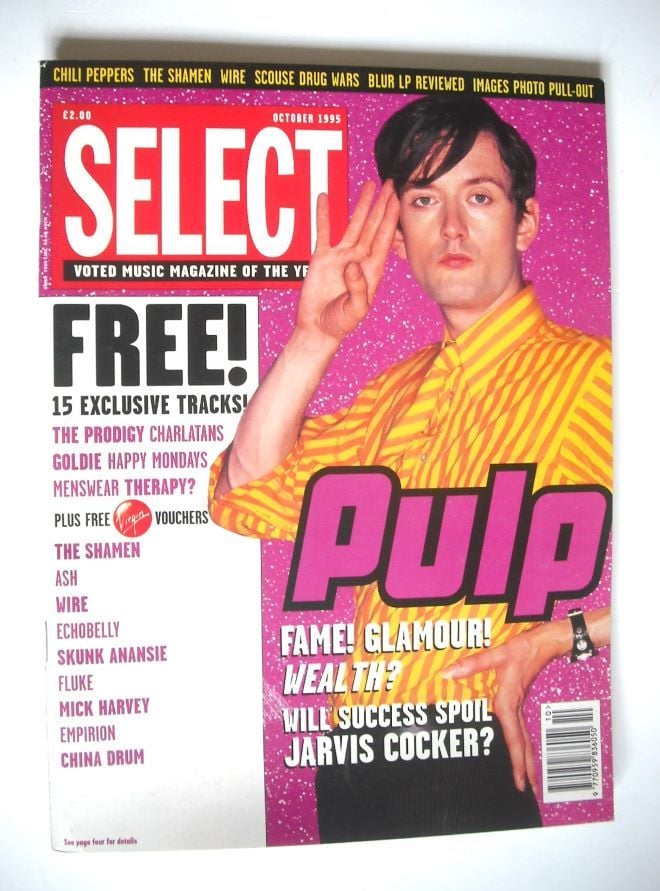 SELECT magazine - Jarvis Cocker cover (October 1995)