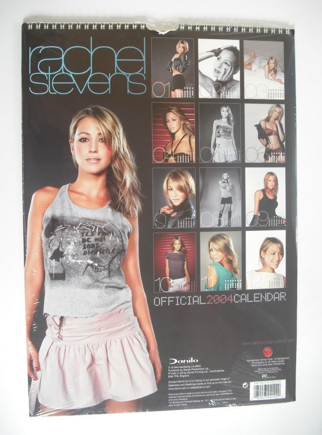 Rachel Stevens Official Calendar 2004