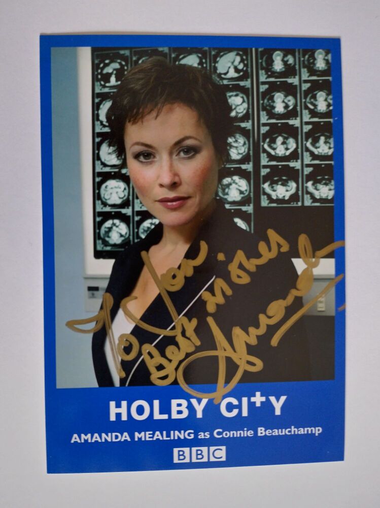 Amanda Mealing autograph (hand-signed photograph)