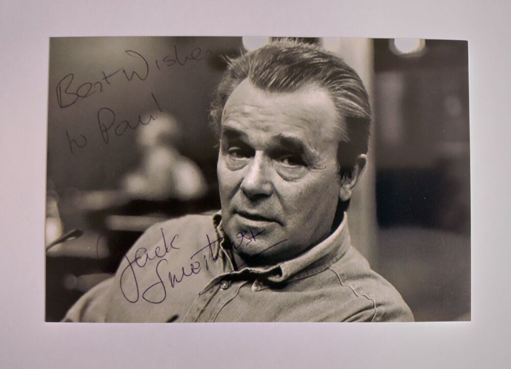 Jack Smethurst autograph (hand-signed photograph)