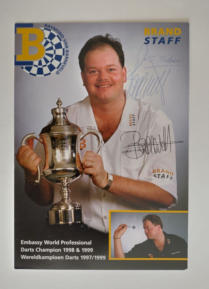 Raymond van Barneveld autograph (hand-signed photograph)
