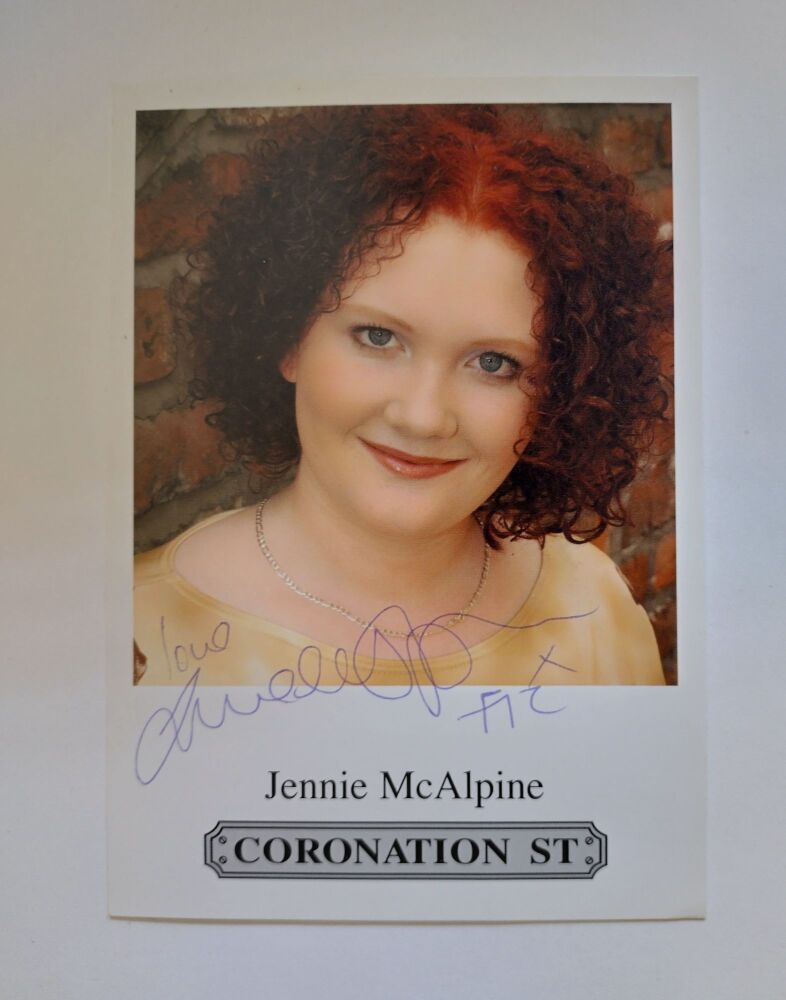 Jennie McAlpine autograph (hand-signed photograph)