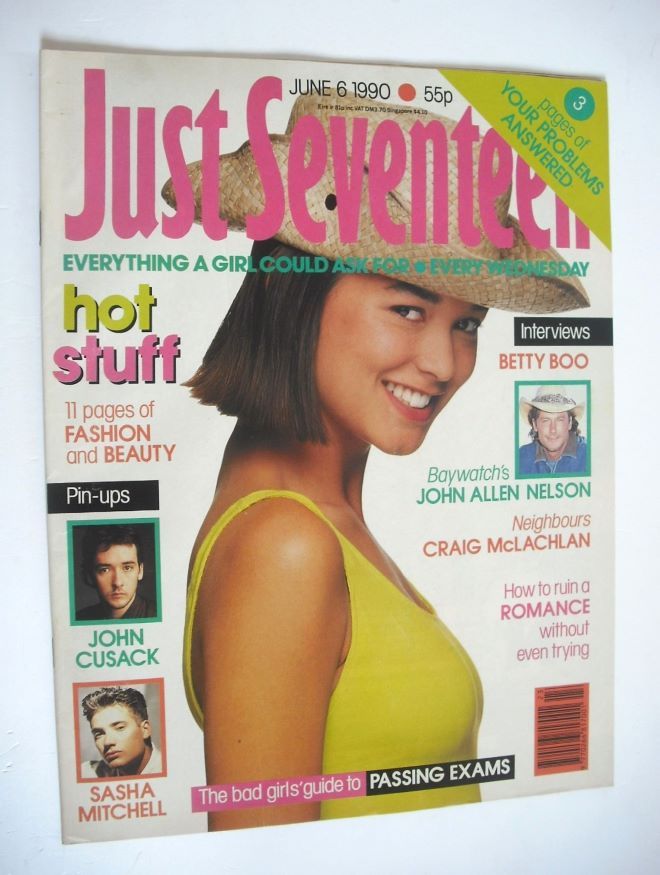 Just Seventeen magazine - 6 June 1990