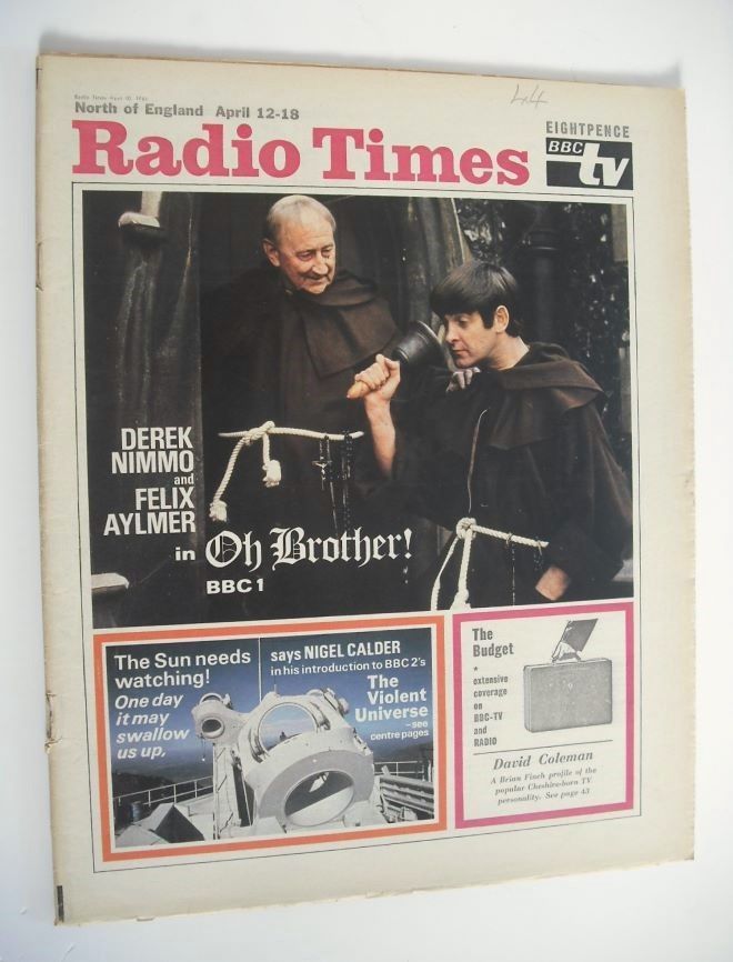 Radio Times magazine - Oh Brother cover (12-18 April 1969)