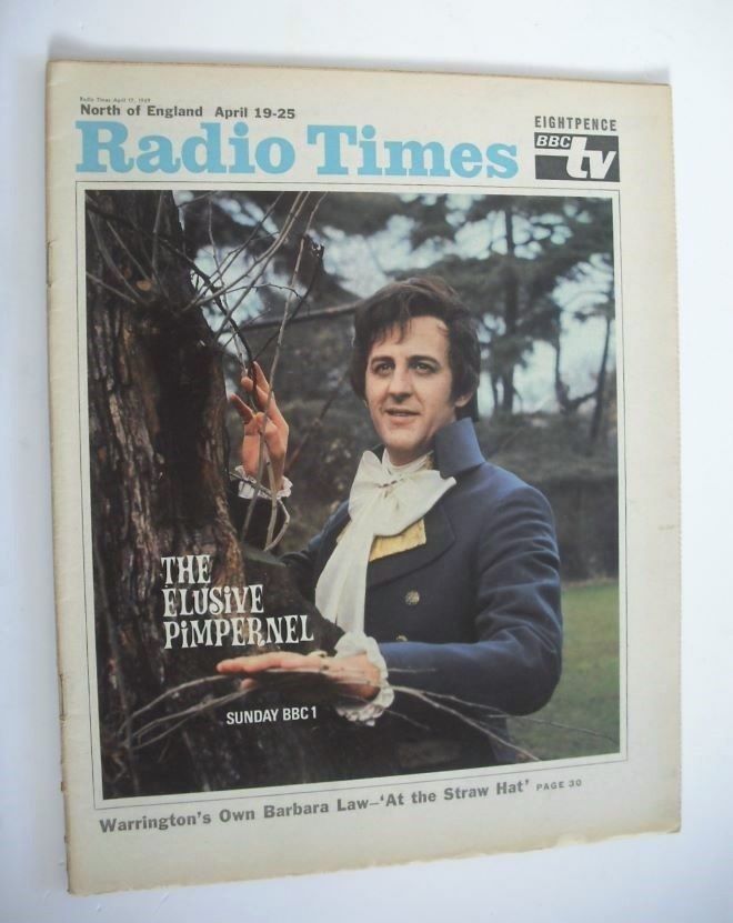 Radio Times magazine - The Elusive Pimpernel cover (19-25 April 1969)