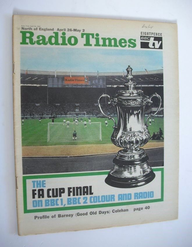 Radio Times magazine - FA Cup Final cover (26 April - 2 May 1969)