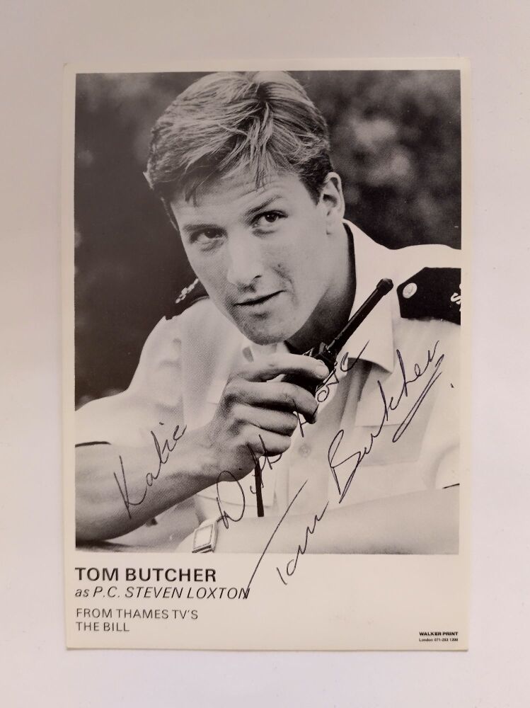 Tom Butcher autograph (hand-signed photograph)