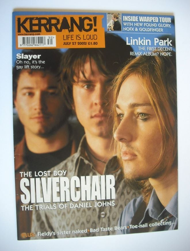 Kerrang magazine - Silverchair cover (27 July 2002 - Issue 914)