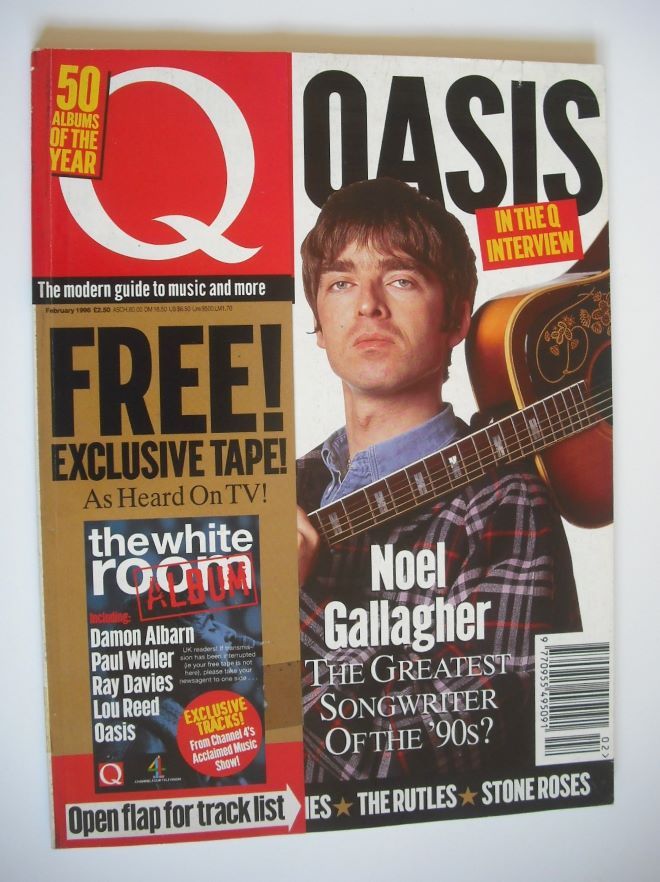 Q magazine - Noel Gallagher cover (February 1996)