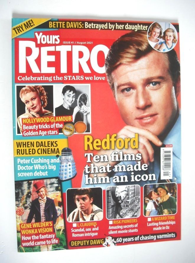 Yours Retro magazine - Robert Redford cover (Issue 41, August 2021)
