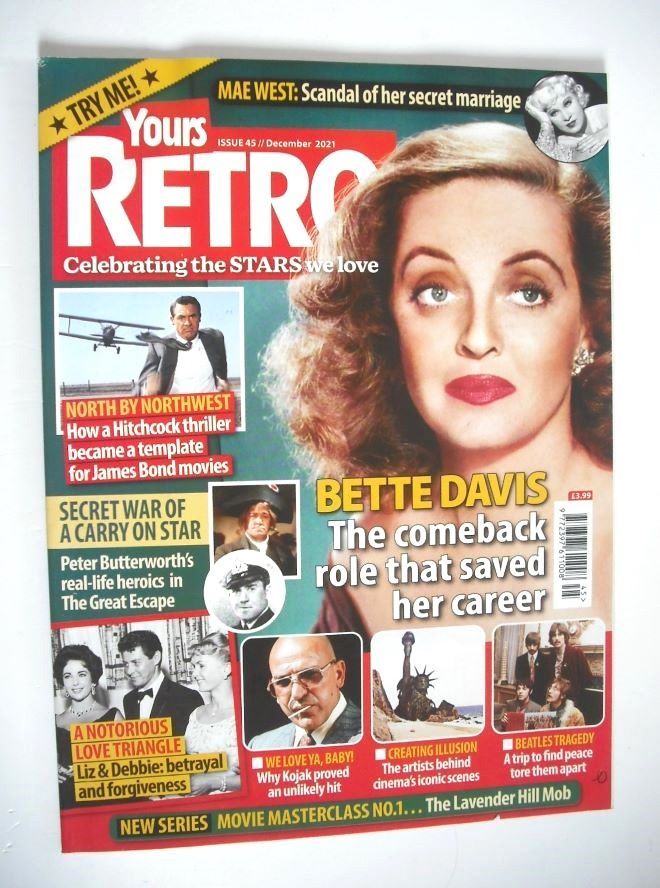 <!--2021-12-->Yours Retro magazine - Bette Davis cover (Issue 45, December 