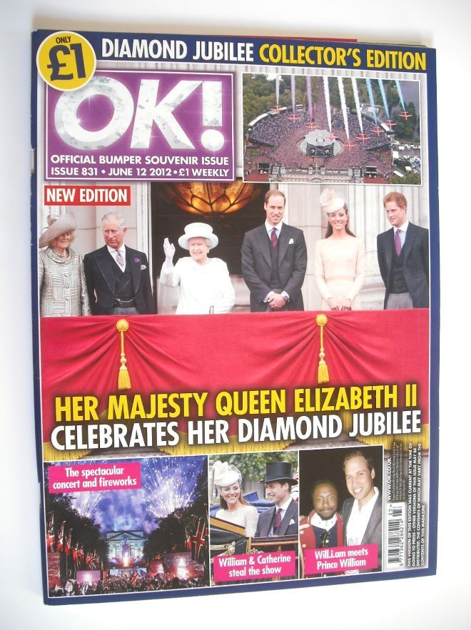 OK! magazine - Diamond Jubilee Collector's Edition cover (12 June 2012 - Issue 831)