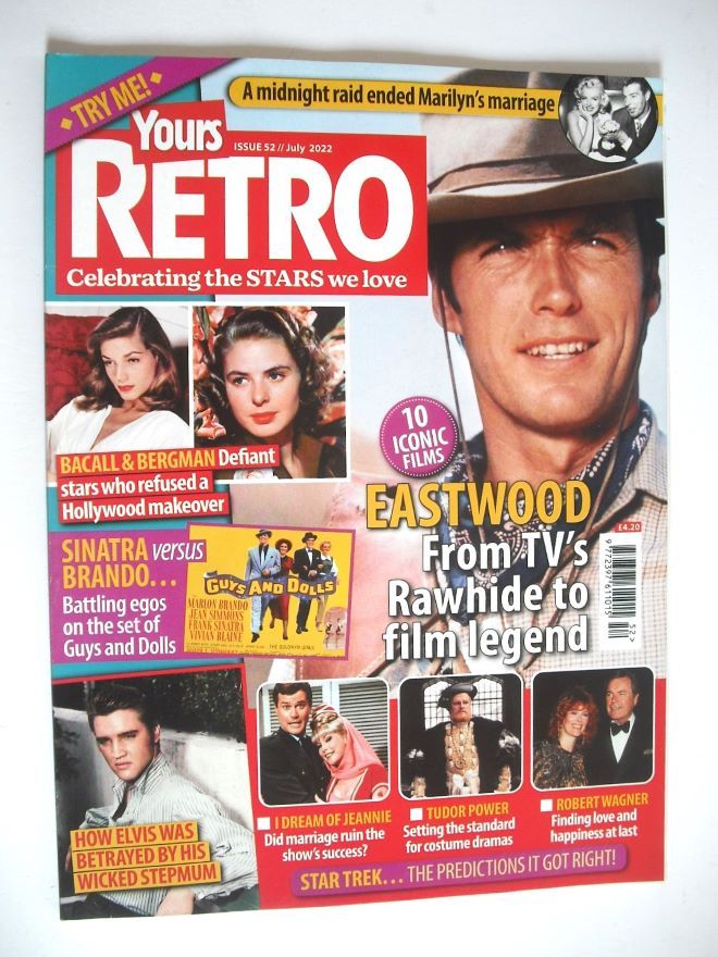 Yours Retro magazine - Clint Eastwood cover (Issue 52, July 2022)