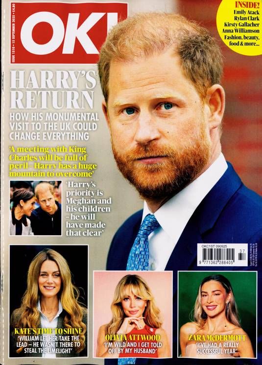 OK! magazine - Prince Harry cover (15 September 2025 - Issue 1510)