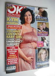 <!--2011-02-15-->OK! magazine - Kym Marsh cover (15 February 2011 - Issue 7