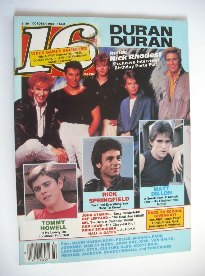 16 magazine (October 1983 - Duran Duran cover)