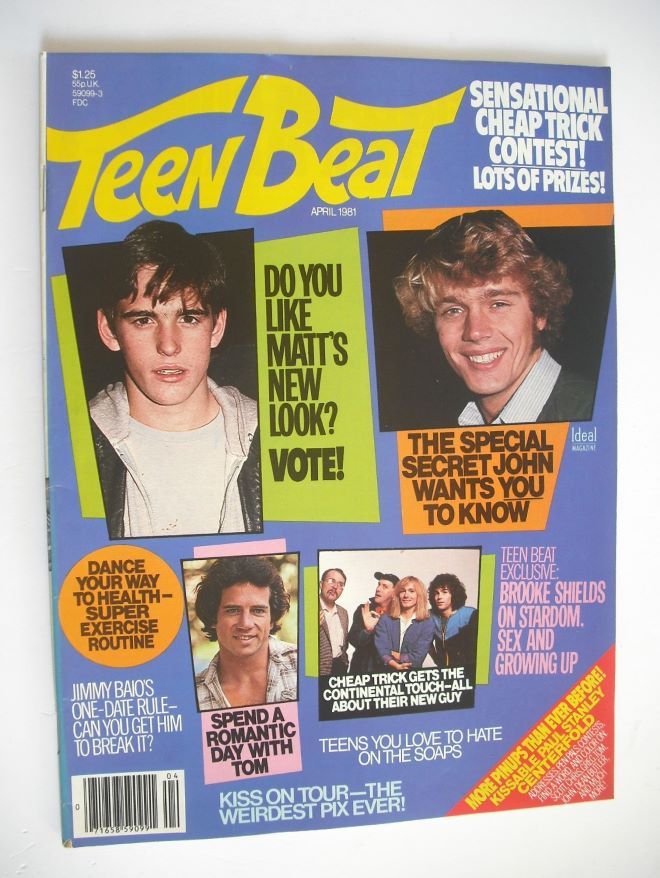 Teen Beat magazine (April 1981)