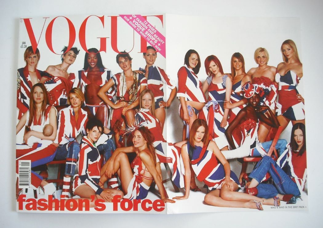 British Vogue magazine - January 2002