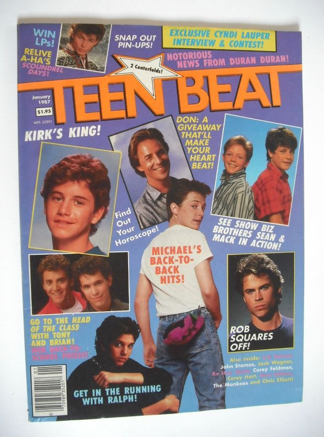 Teen Beat magazine (January 1987)