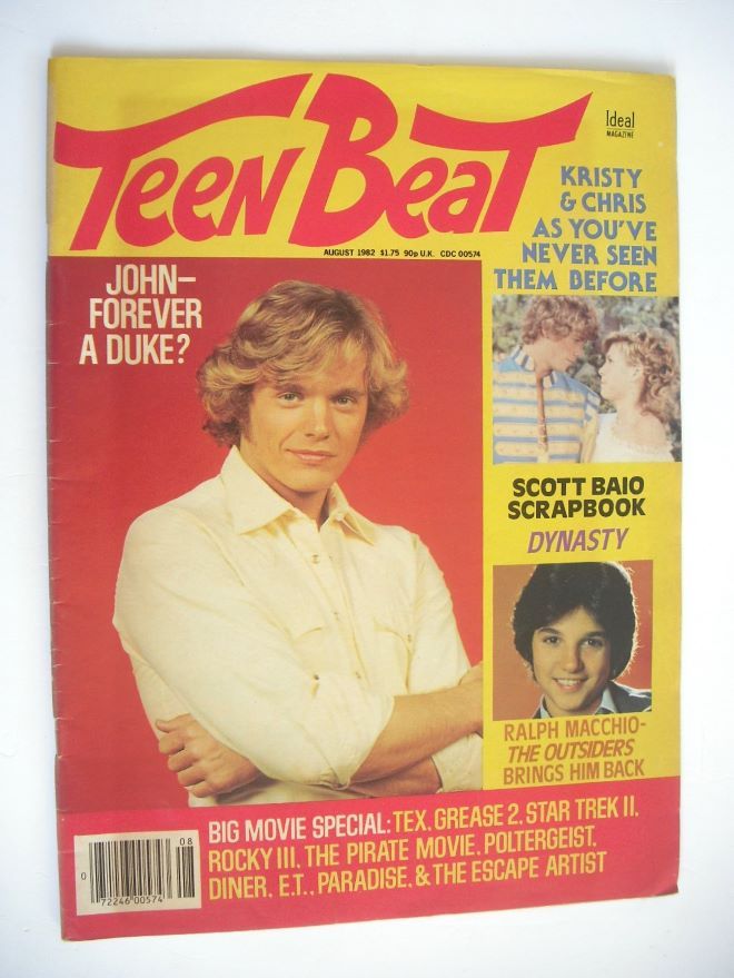 Teen Beat magazine (August 1982 - John Schneider cover)
