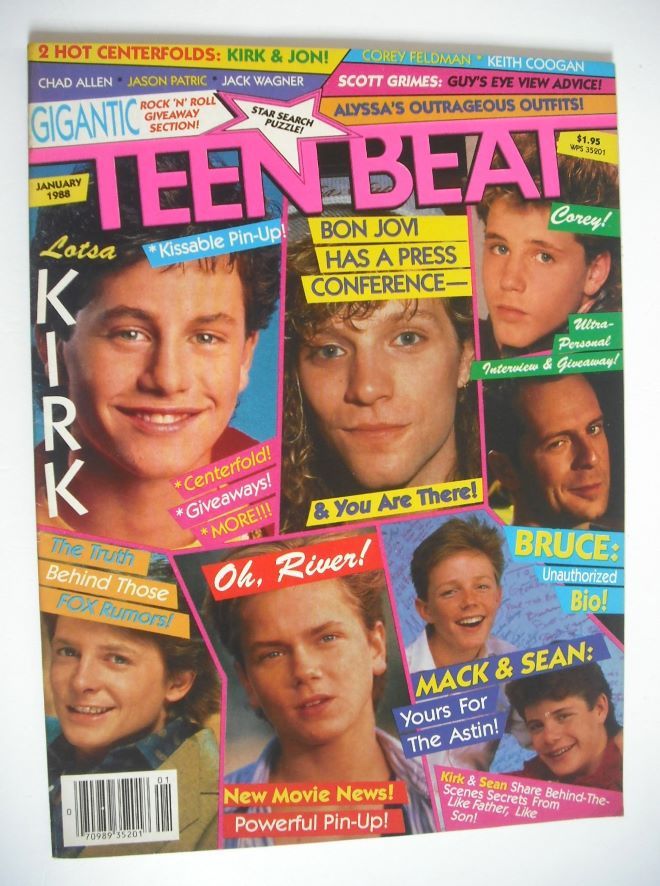Teen Beat magazine (January 1988)