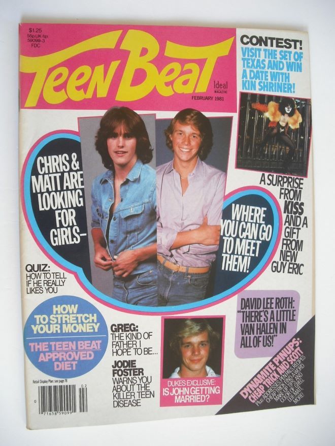 Teen Beat magazine (February 1981)