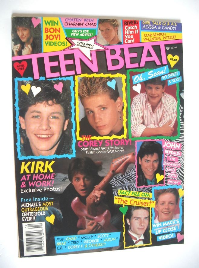 Teen Beat magazine (April 1988)
