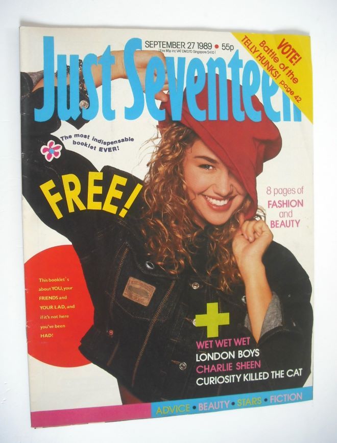 Just Seventeen magazine - 27 September 1989