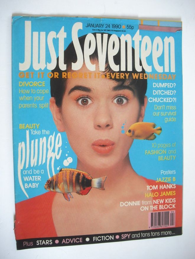 Just Seventeen magazine - 24 January 1990