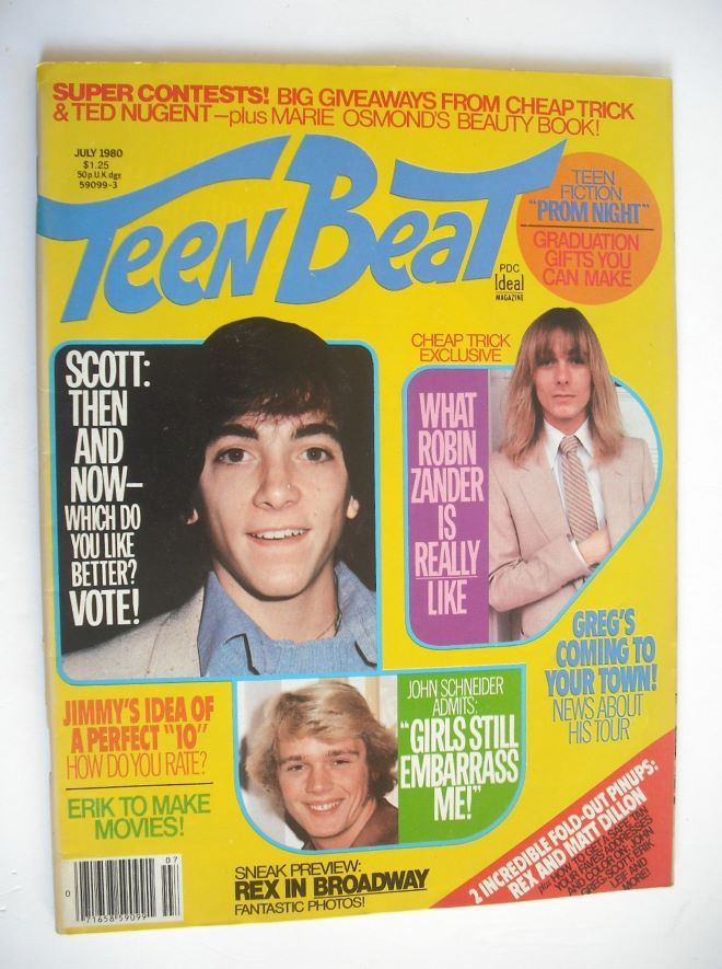 Teen Beat magazine (July 1980)