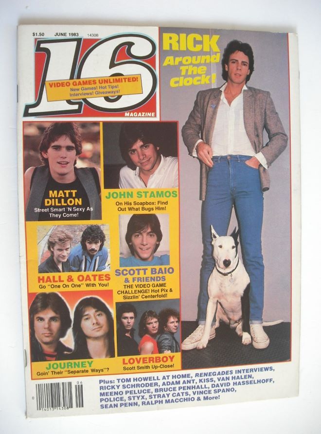 16 magazine (June 1983 - Rick Springfield cover)
