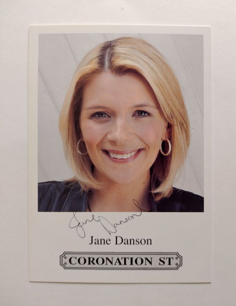 Jane Danson autograph (hand-signed photograph)