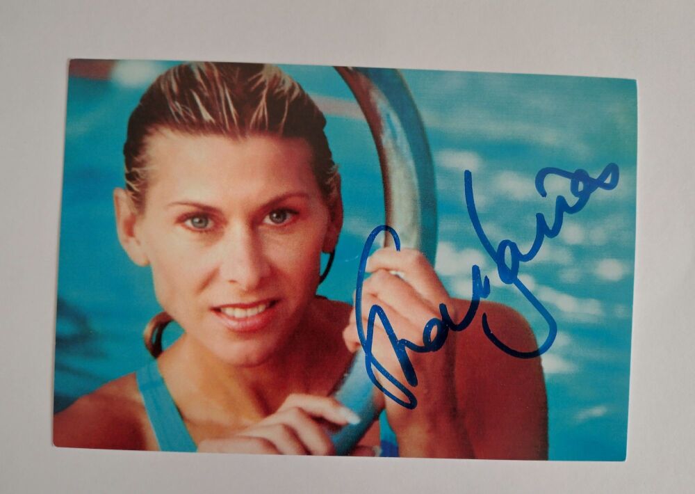 Sharron Davies autograph (hand-signed photograph)