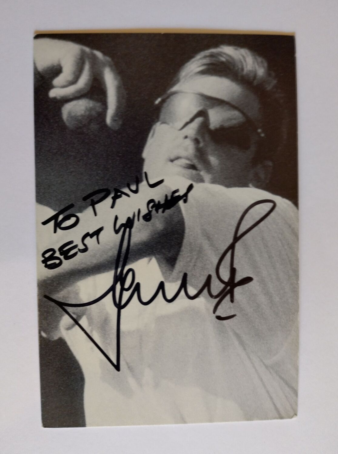 Shane Warne autograph (hand-signed photograph)