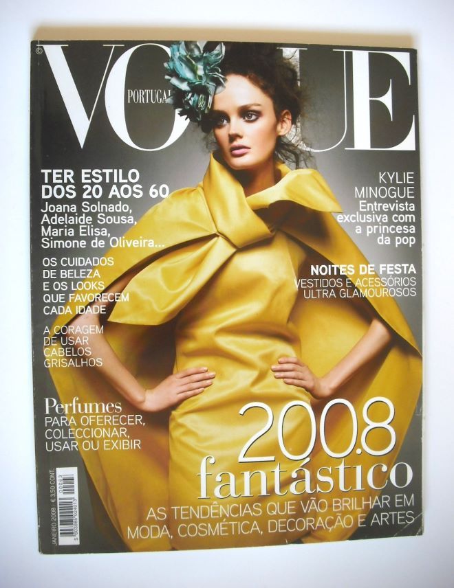 Vogue Portugal magazine - January 2008 - Lisa Cant cover