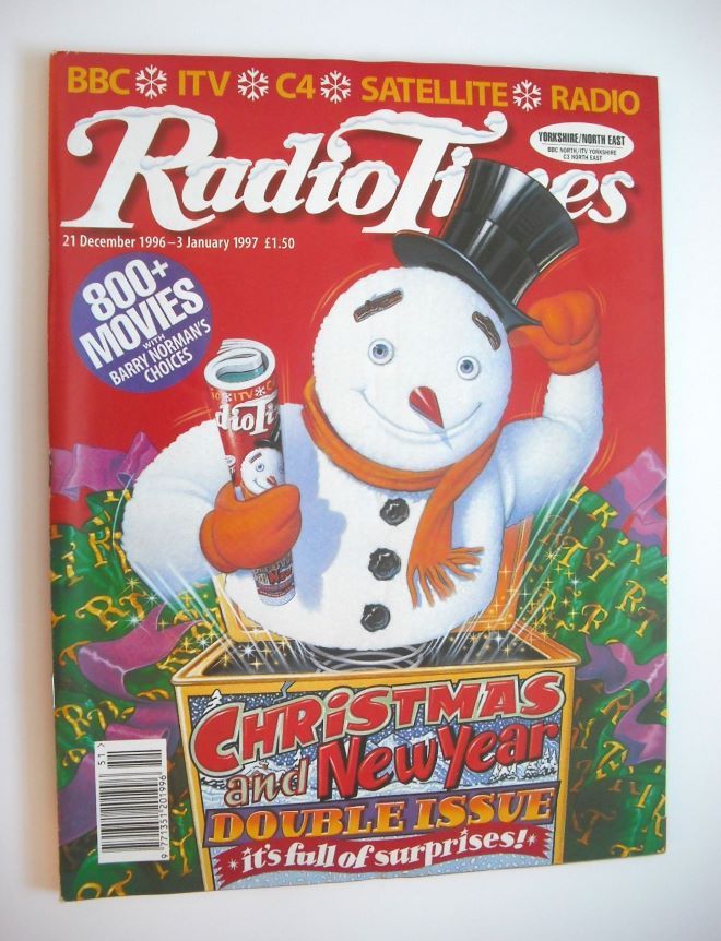 Radio Times magazine - Christmas Issue (21 December 1996 - 3 January 1997)