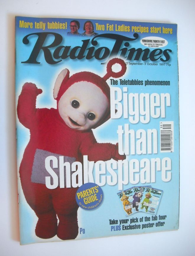 Radio Times magazine - Po cover (27 September-3 October 1997)