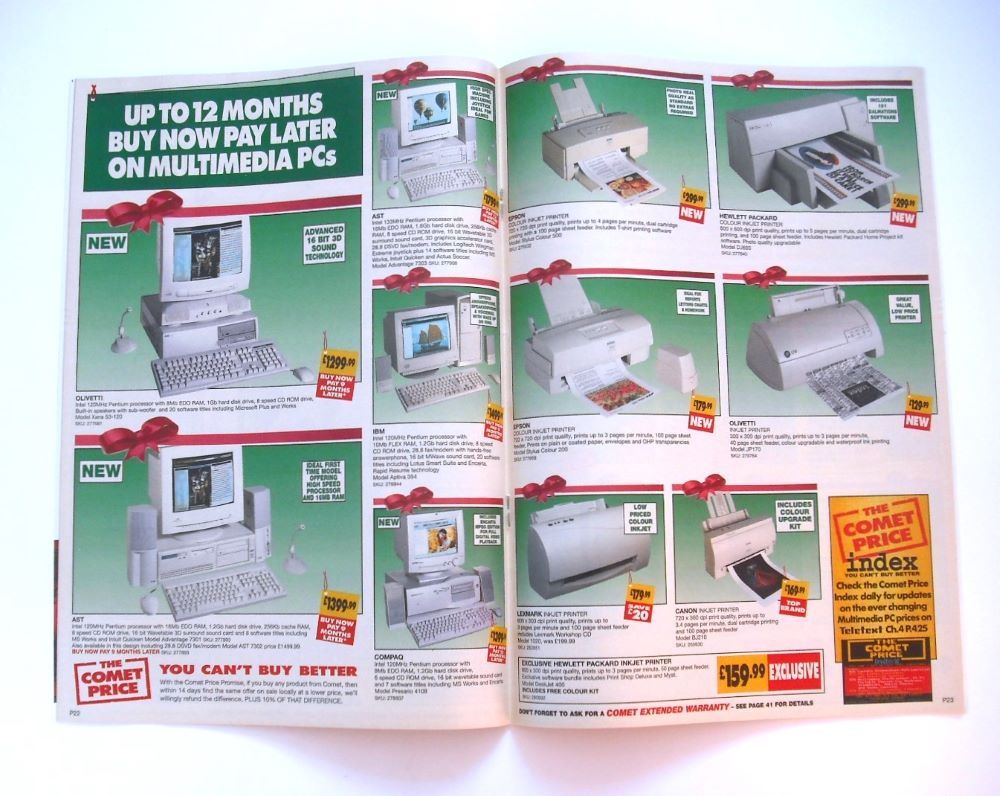 Comet Christmas Catalogue (1996)