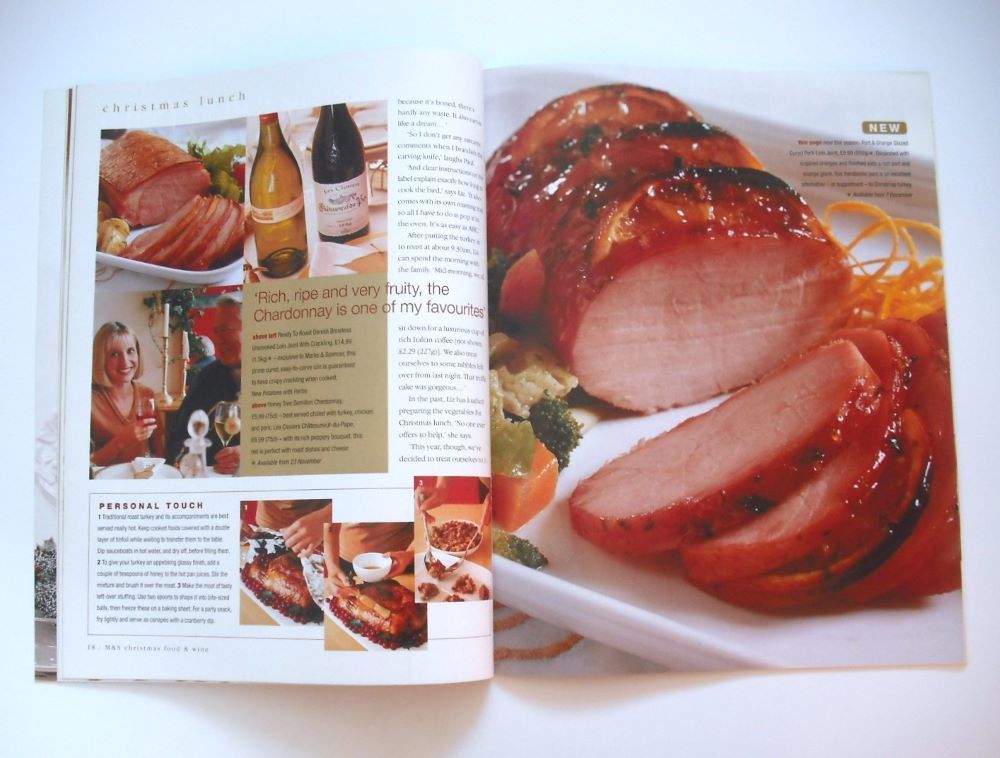 Marks & Spencer - Christmas Food & Wine supplement (1998)