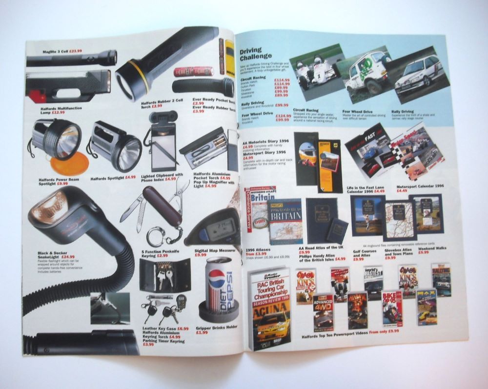 Halfords Christmas Gifts Guide (1995)