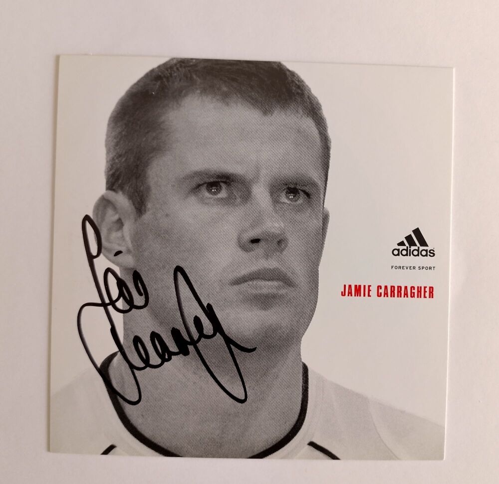 Jamie Carragher autograph (hand-signed photograph)