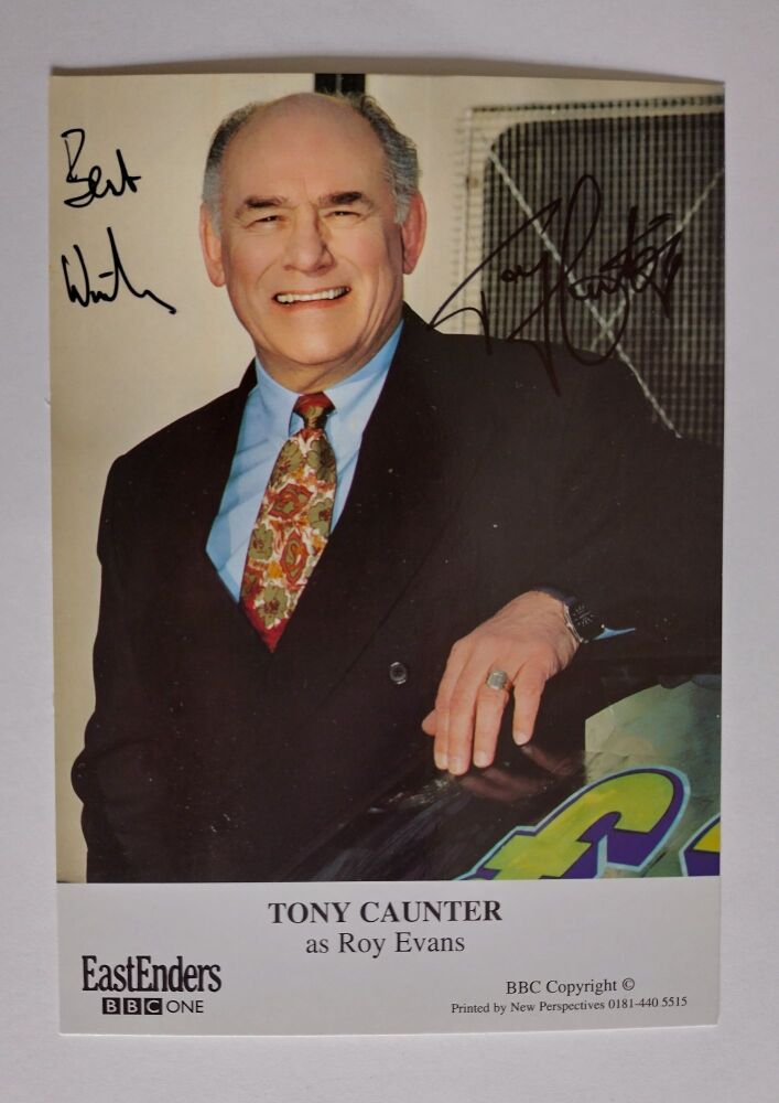 Tony Caunter autograph (hand-signed EastEnders cast card)