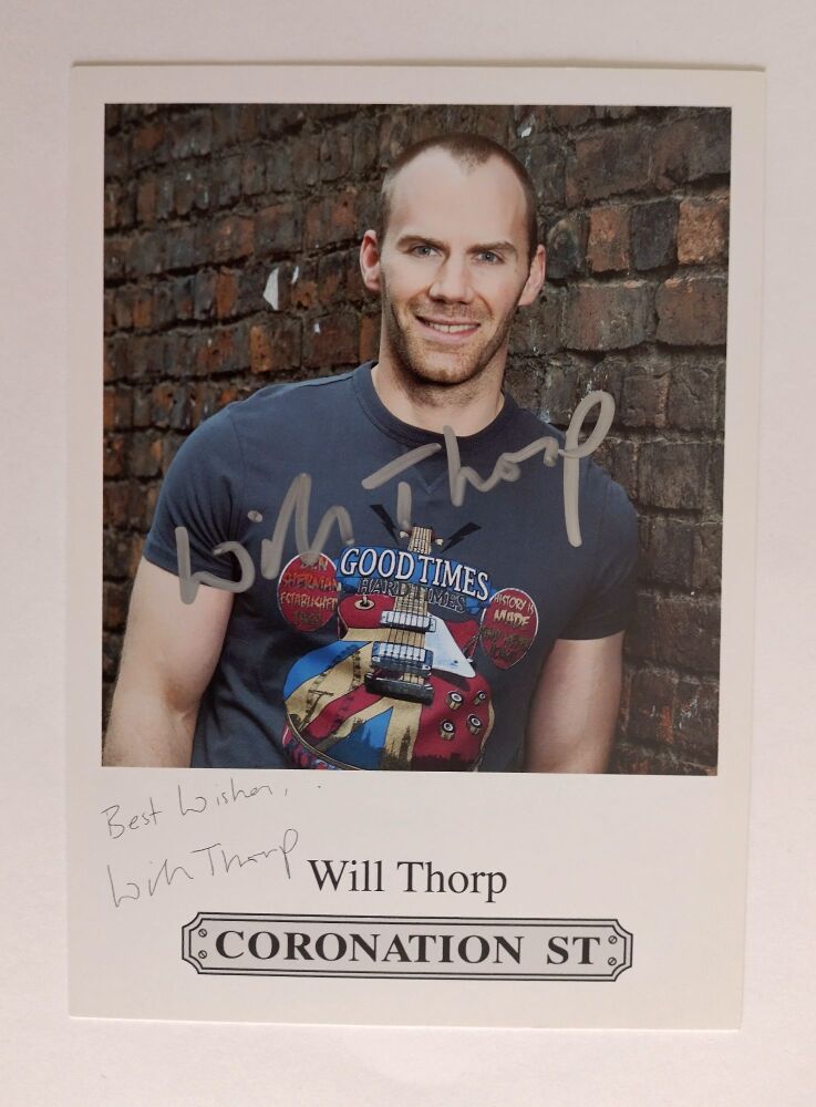 Will Thorp autograph (hand-signed photograph)