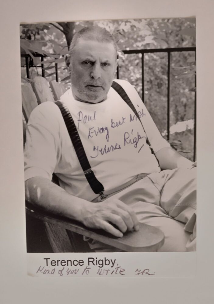 Terence Rigby autograph (hand-signed photograph)