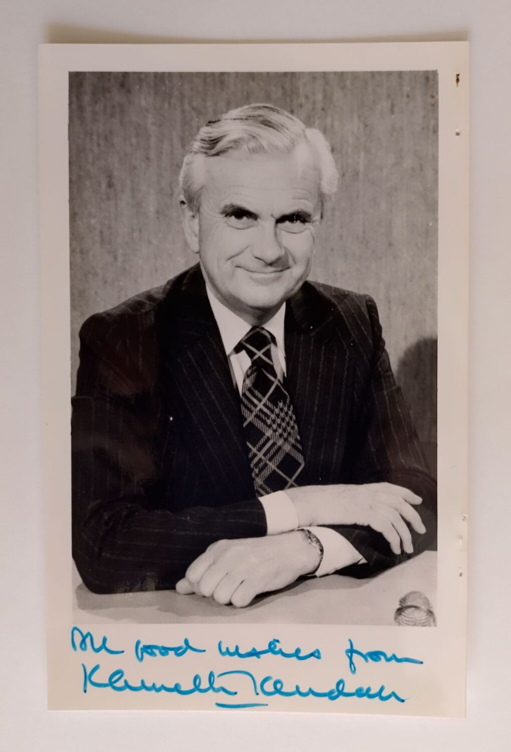 Kenneth Kendall autograph (hand-signed photograph)