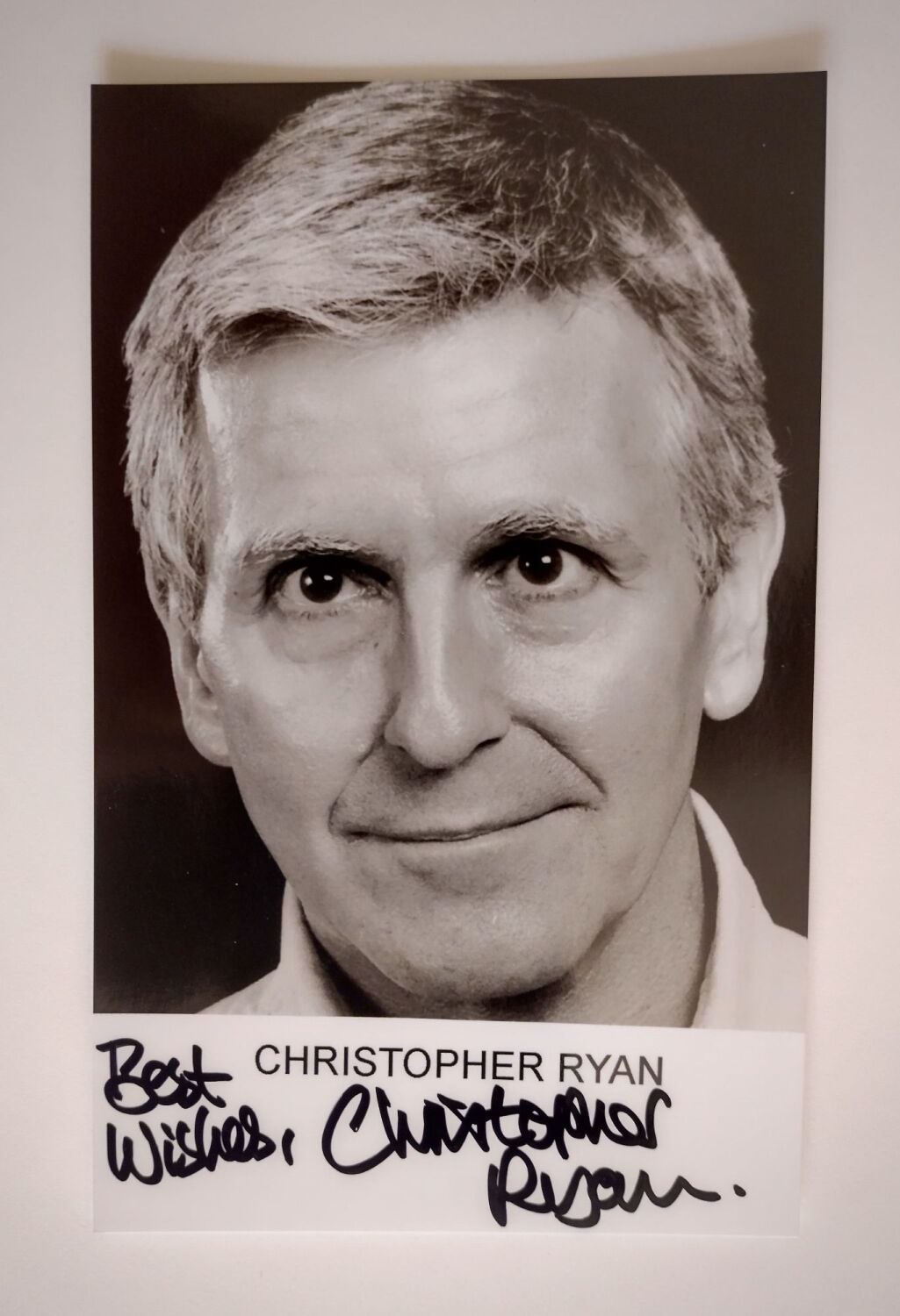 Christopher Ryan autograph (hand-signed photograph)